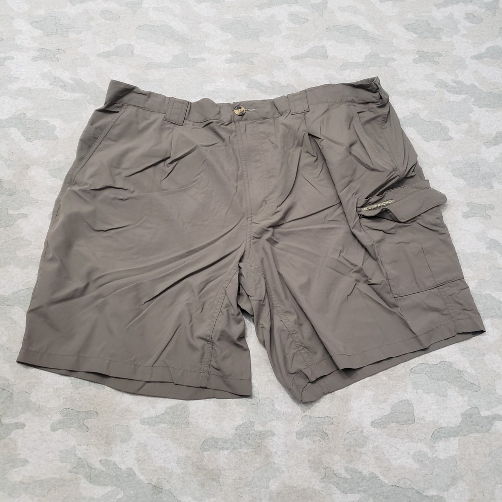 Exofficio Shorts Mens 42 Gray Cargo Pockets Outdoors Fishing